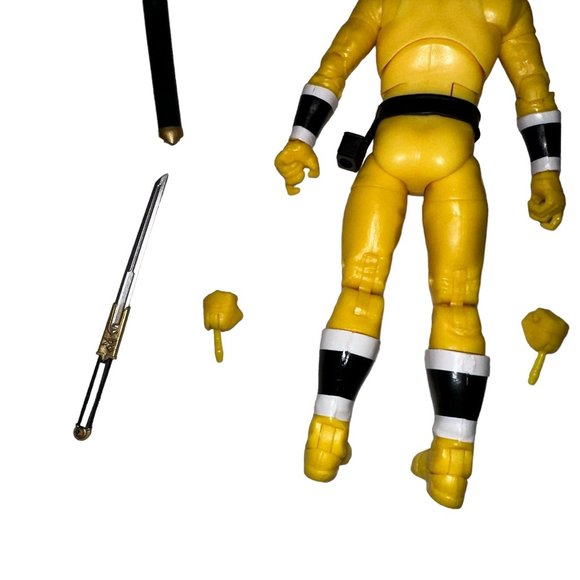 New Power Rangers Tideus Yellow Lightning Collection Alien Ranger Aquitar Figure - Picture 7 of 8